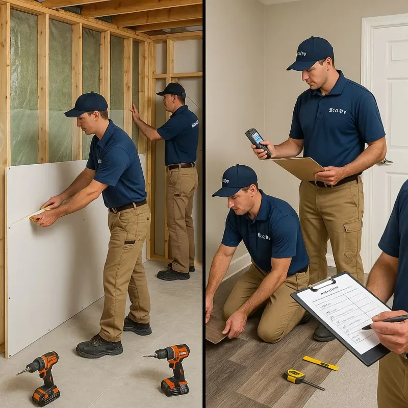 Repairs and Reconstruction process in Parker, AZ